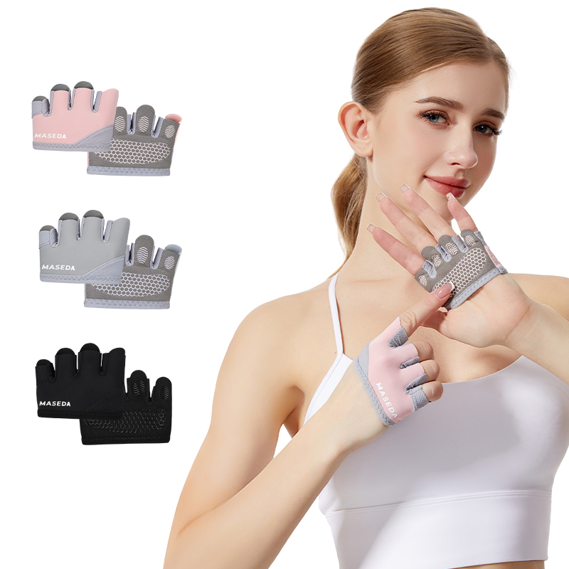 Pair of Fitness Fingerless Glo - Yoga Mat ulasan dan harga