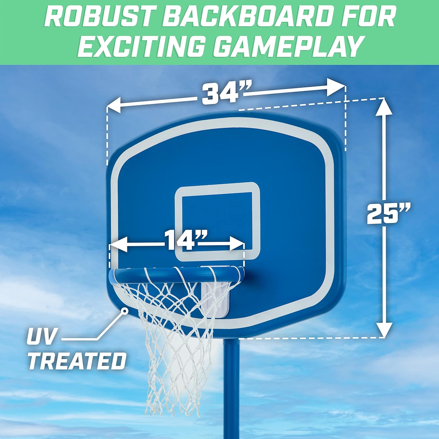 Above Ground Pool Basketball H - Basketball Hoop ulasan dan harga